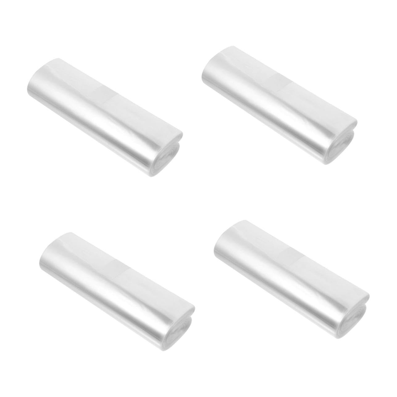 ULTECHNOVO 4rouleaux Film Thermorétractable Transparent De Conditionnement Multifonctionnel Pour Alimentation Et Décoratif