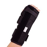 Muñequera Placas de acero Férula transpirable práctica Protector de muñeca Esguince Funda fija para tendinitis Esguince