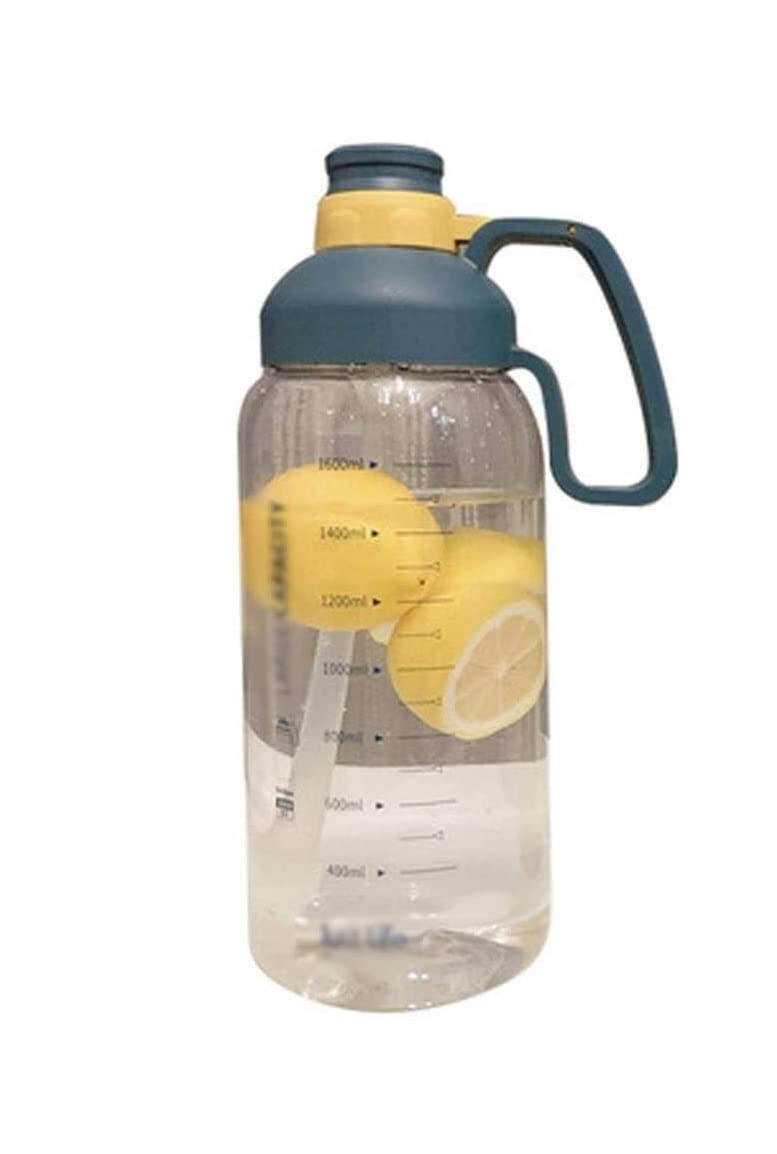 Wasserflasche Trinkflasche Sportflasche Wasserflasche Reise Becher Flasche mit Stroh, BPA Kostenlose Wasserflasche, dicht, dauerhaft, for Fitness und Outdoor-Enthusiasten Wasserflaschen Trinkflaschen