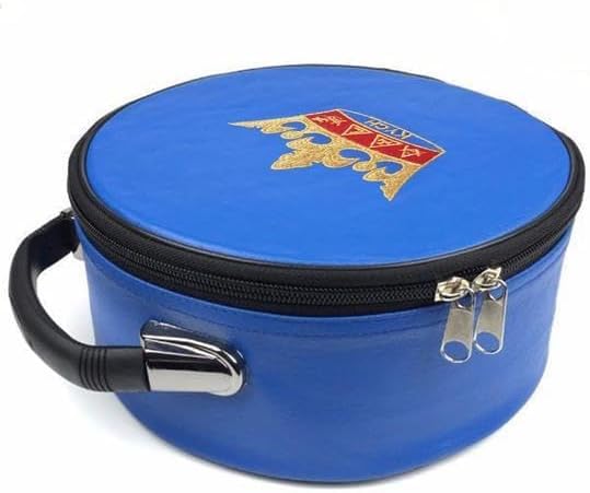 Masonic Regalia Knights of the York Cross of Honour Hat/Cap Case – Spacious Blue Leather Design