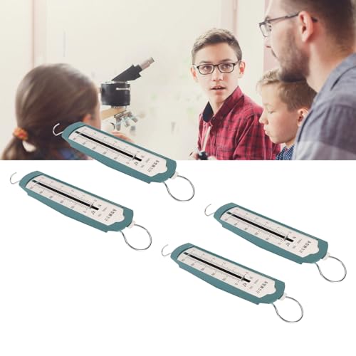 Tissting Dynamometer 4 Stück 5N Newtonmeter Federstab - Präzises Physik-Experimentiergerät Mit Hoher Auflösung Für Mechanische Experimente, Tragbar Und Vielseitig Einsetzbar In Schulen Und Ausbildung
