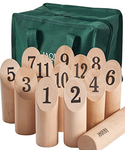 outdoor games that always bring the fun to your backyard 12 Mölkky Set | Jaques of London