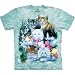 The Mountain Kittens Tee T-shirt Adult Blue XL