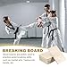 PATIKIL Wood Breaking Board 12mm Thick, 10 Pack Karate Martial Arts Boards Wooden Kick Board Training Accessory for Adult Taekwondo Punching Karate Practice Performing