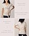 Kindred Bravely Short Sleeve Skin to Skin Nursing Wrap Top, Kangaroo Shirt for Mom and Baby, Organic Cotton (Oatmeal Heather, Small)