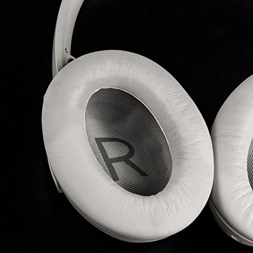 Soulwit Professional Ear Pads Cushions Replacement For Bose Quietcomfort 45 (Qc45)/Quietcomfort Se (Qc Se) Over-Ear Headphones, Earpads With Softer Protein Leather, Noise Isolation Foam (White Smoke) #TOP5