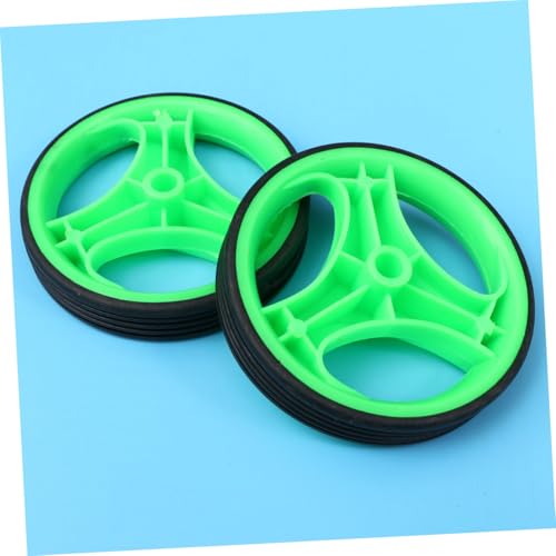 Set de ruedas de entrenamiento para bicicleta con ruedas auxiliares parpadeantes silenciosas y soporte de 12 pulgadas, accesorio estabilizador de equilibrio para bicicleta verde para niños miniatura 3