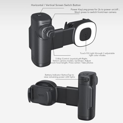 Joystick de 5 ejes en esta empuñadura de cámara para smartphone 3