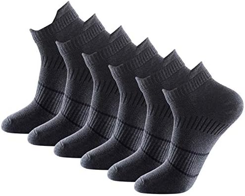 Pauboland Men's Anti Odor Sweat Wicking Quick Dry Casual Low Cut No Show Sports Running Socks