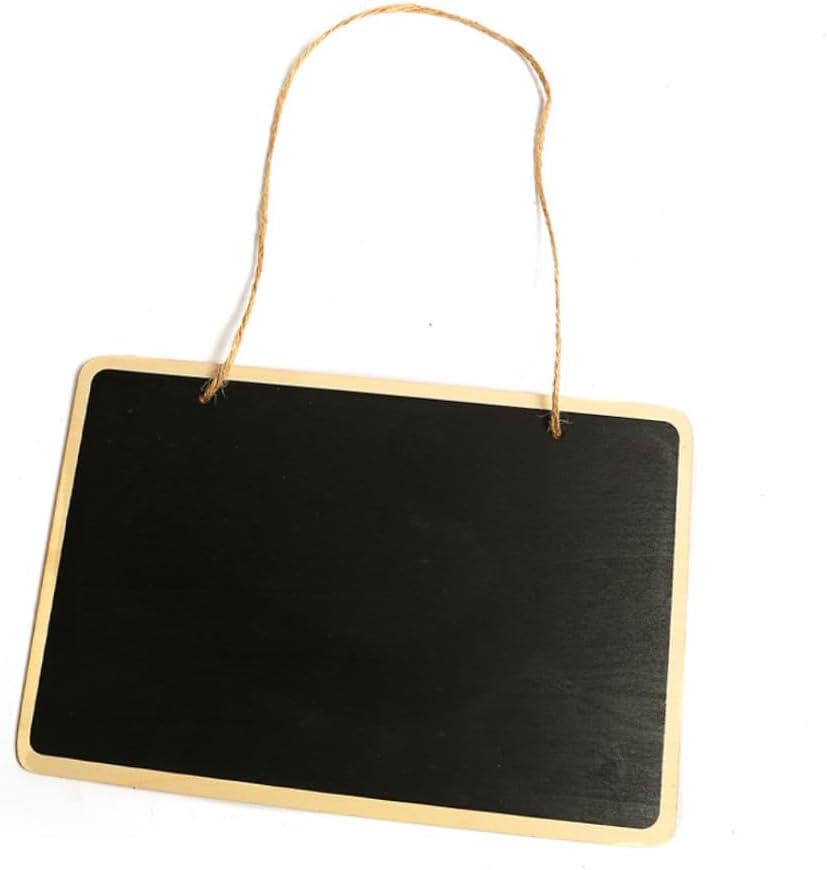 Message Board Chalkboard Small Wall Hanging Memo Board Single-Sided Decorative for Restaurant Cafe Home Use Style