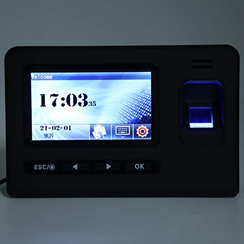 Dispositivo de Atendimento de Tempo de Tela TFT de 4,3 Polegadas, Gravador de Check-in de Funcionári