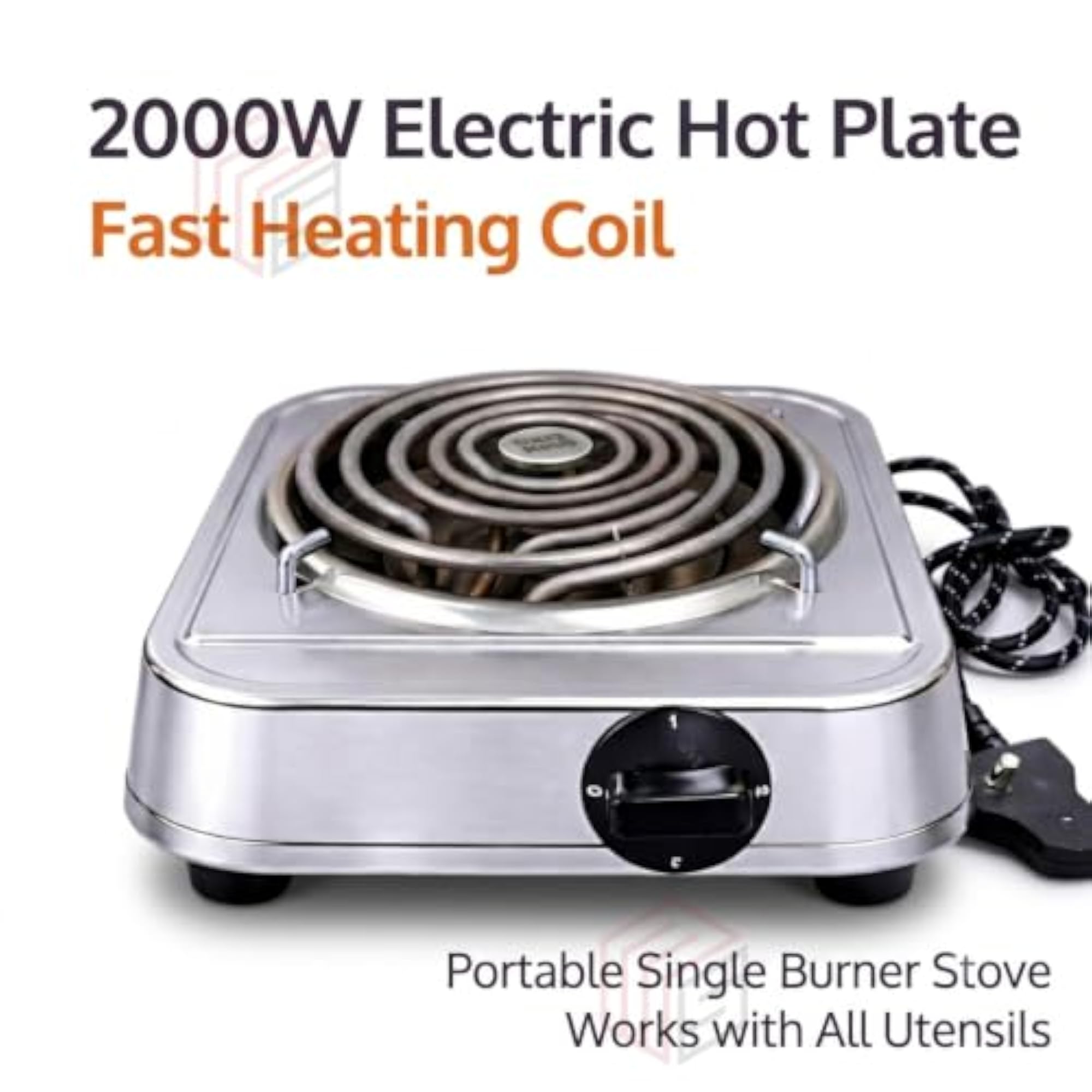 2000W Electric Hot Plate Iron Body