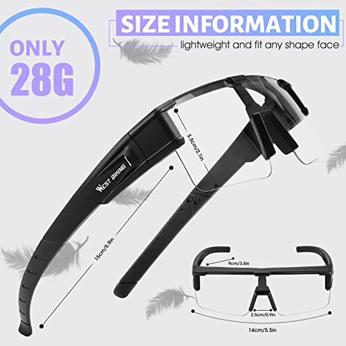 Anggoer Photochromic Sunglasses For Men - Polarized Cycling Glasses - Uv400 Protection - Mtb Motorcycle Sports Glasses - Black #TOP7
