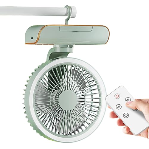 Stile ventilador interior - arriba, abajo, rotación izquierda y derecha, volumen de aire ajustable, control remoto inalámbrico, fuente de alimentación USB, secado de la casa, circulación de aire