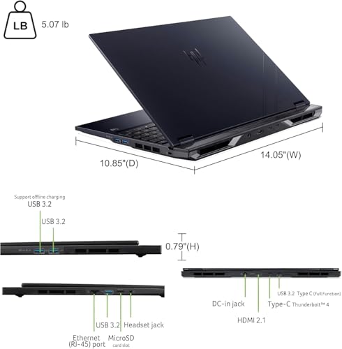 Image of Acer Predator Helios Neo 16.0 inch (2560 x 1600) 240 Hz IPS Gaming Laptop- GeForce RTX 5070 Laptop GPU - Intel Core Ultra 7 255HX - W /Mouse pad (64GB RAM | 2TB PCIe SSD)