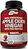 Apple Cider Vinegar Capsules with The Mother - 120 Vegan ACV Pills - Best Supplement for Healthy Weight Loss, Diet, Keto, Digestion, Detox, Immune - Powerful Cleanser & Appetite Suppressant Non-GMO
