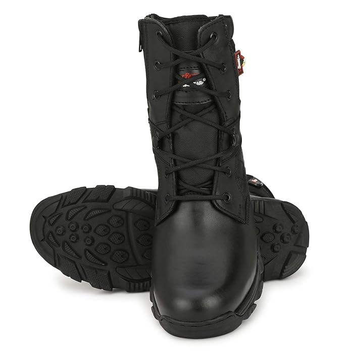 8.0 Side Zip Military and Tactical Boots – 8 Inches Combat Boots, Lightweight Comfortable Shoes, Durable and Breathable Desert, Motorbike Boot2