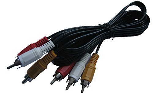 UpBright AV Cable Video Audio L R Cable 3RCA Cord Replacement for Naxa