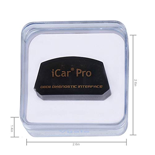 iCar Pro Bluetooth 4.0 (BLE) OBD2 Fault Code Reader OBDII Code Scanner Car Check Engine Light Compatible ELM327 Adapter