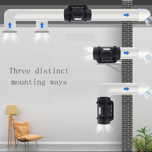 Extraction d'air silencieuse avec ce ventilateur de conduit compact - 5