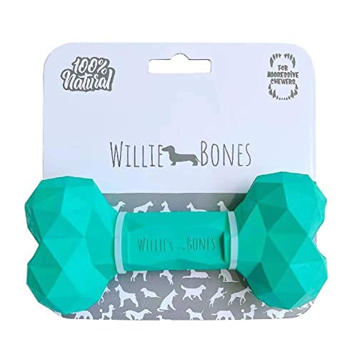 Willie Bones | Modern Dog Chew Toy | Almost Indestructible Dog Toys for Aggressive Chewers | Tough + Durable + Strong Natural Rubber Bone Toy for Small + Large Dogs + Puppy Teething | Boredom Chews Willie Bones | Modern Dog Chew Toy | Almost Indestructible Dog Toys for Aggressive Chewers | Tough + Durable + Strong Natural Rubber Bone Toy for Small + Large Dogs + Puppy Teething | Boredom Chews