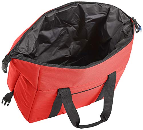 NorChill 48 Can Voyager Series Insulated Soft Sided Cooler Bag, Red