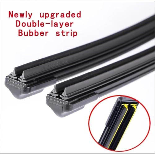 Escobillas limpiaparabrisas de goma dobles para Toyota Hatchback 5
