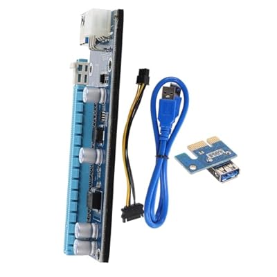 HOMSFOU Adaptador Tarjeta Gráfica Pcie Mini Pci-E a Pci-E X16 con Cable USB 60Cm para Portátiles Expansión Gpu Externa Juegos Y Multimedia | Ya disponible en tu tienda friki favorita! En mundofriki.es!