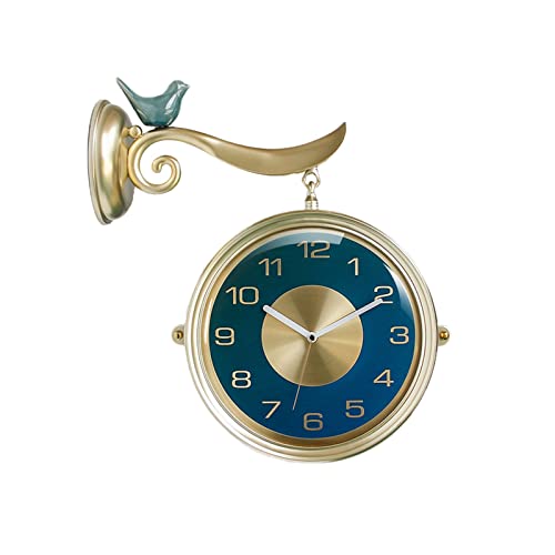 Horloge classique luxe à double face style européen moderne