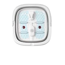 Collapsible Pedicure Foot Spa Electric Foot Bath Spa with Heat and Massage, Bubble, Foot Massager Spa for Feet Stress Relief Soaker Home Basin