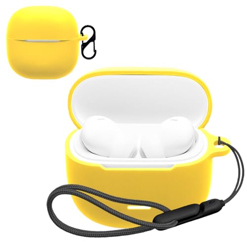 For Redmi Buds 8 Lite �p �P�[�X �J�o�[ �yNOUKAJU�z ���C�����X �C���[�z�� �V���R�� �ی�P�[�X �i�J���r�i�t��+�X�g���b�v�t�� �j �����h�~ �L�Y�h�~ �ϏՌ� �����[�d�\ �h�� �h�o (�C�G���[)