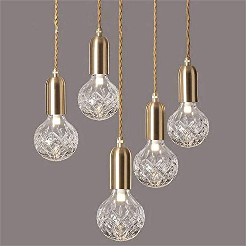 Hobaca® G9 LED Dorada Lamparas de Techo Colgante Moderna Navidad Decoracion Nordica Hogar Lampara Lluminación Colgante Perfecta para Sala de Estar,Restaurante,Dormitorio,Cafetería Cover