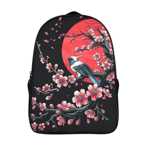 Mochila infantil Cherry Blossom escolar 3D de dibujos animados para niños 40x28x16cm