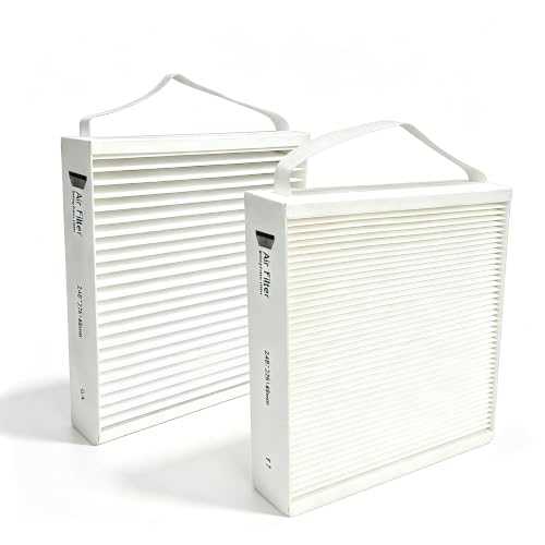 Lot de 2 filtres à air pour NIBE ERS 10-400/ERS 10-500 G4+F7