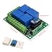 QIACHIP 12V Inalámbricos Interruptor de Control Remoto Módulo Relé Con RF 433Mhz...