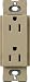 Lutron SCRS-15-TR-MS Satin Colors 15-Amp Tamper Resistant Receptacle, Mocha Stone