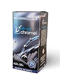 OH SO CHROME! - Professional Ceramic and Surface Chrome Mirror Effect and Metalizer Solution 125cc, Liquid Chrome Paint, Silver Mirror Paint for Metal, Covers 5 Square Meters