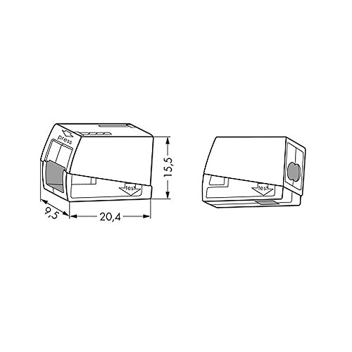 WAGO 224112 DOPPELLEUCHTENKLEM 4044918583596