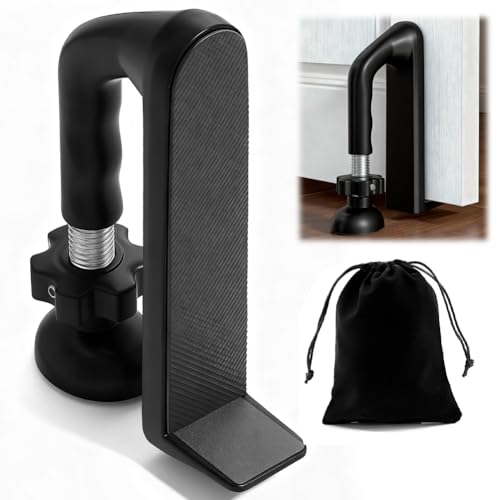 CEWROM Tragbare Türverriegelung, Türblocker Einbruchschutz, Türsicherung Innen, Portable Door Lock, Einstellbares Türstopper Sicherheitsgerät für Persönlichen Schutz von Heimhotels und Reisen