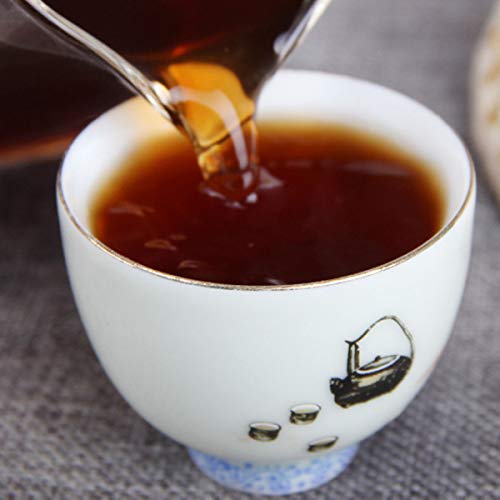 通用 Pastel de té Puerh cocido Té Puer Maduro Banzhang Golden Bud Shu fermentado Completo 357g - Imagen 8