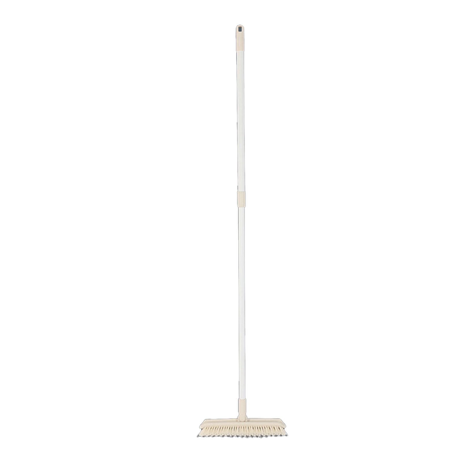 Haofy Spazzola per Pavimenti Estensibile con Setole Rigide e Durevoli Pulizia Accurata Nella Vasca da Bagno e Nella Doccia, 50 X 11 Pollici (crema)