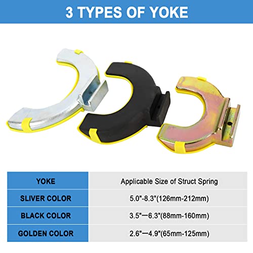 Btshub Universal Macpherson Strut Spring Compressor Interchangeable Fork Coil Extractor Set #TOP3