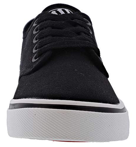 World Industries Mens Wallie Canvas Upper Skate Shoes, Black/White, 7.5 #TOP2