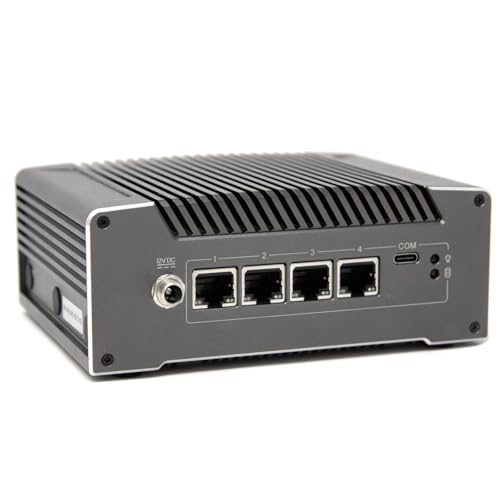 Image of Protectli Vault V1410-4 Port, Micro Appliance /Mini PC - N5105, 4X 2.5G NICs, 8GB LPDDR RAM on-Board, 32GB eMMC on-Board