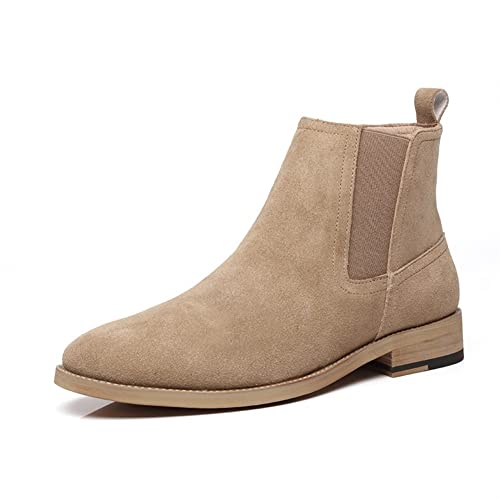 Botas Chelsea para hombre de tobillo en cuero genuino anti-slip