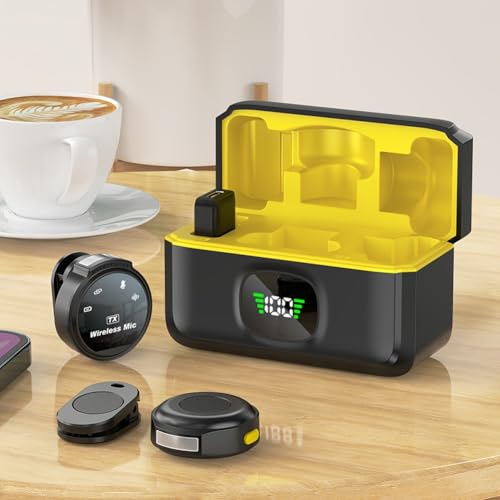 Micrófono de solapa para vlogs diarios con conector Tipo-C inalámbrico J6 Plug & Play 3