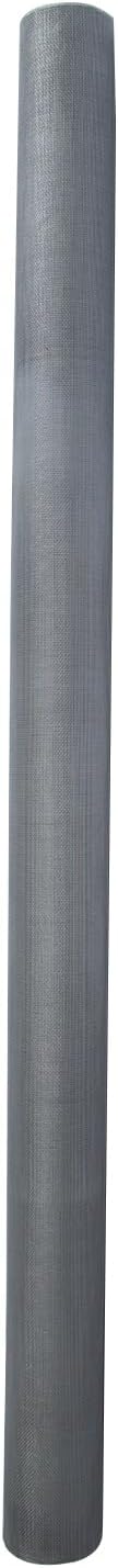 (48 in. x 50 ft. Gray) Fiberglass Screen Roll for Window, Door or Patio Screening and Replacement.
