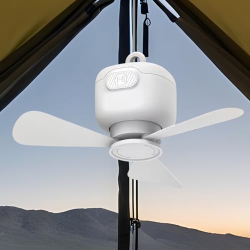 Ventilateur de plafond de camping portable USB pour tente et camping-car - 4