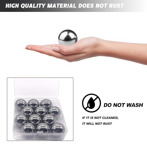 Image of 10pcs 1 inch Chrome Steel Bearing Balls 25.4mm Steel Ball Precision Bearings