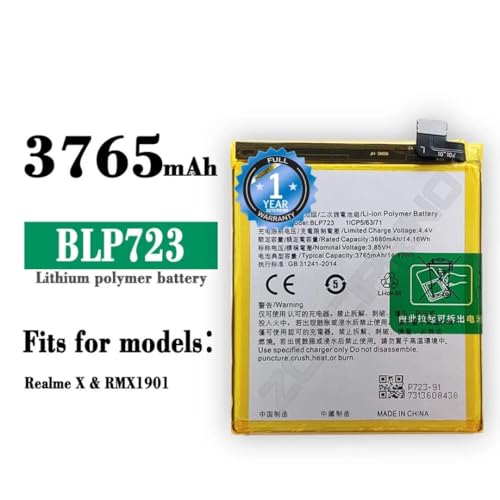Image of Original BLP723 Battery for Realme X RMX1901 /RMX1903 Battery with 1 Year Warranty **** (N24)